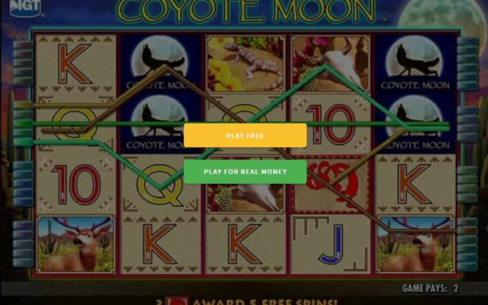Coyote Moon Slot Machine Strategy